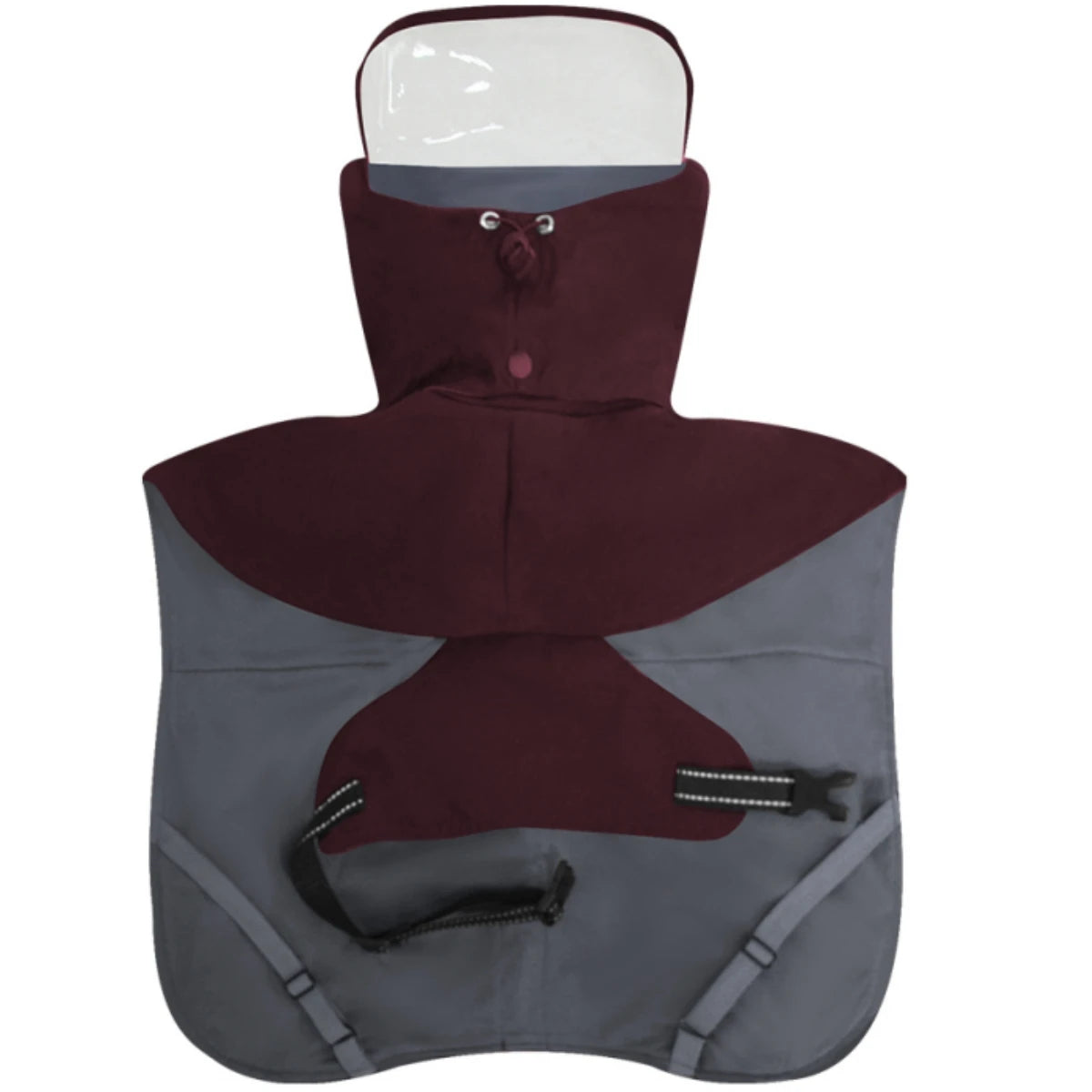 Chubasquero de Doble Capa con Capucha Desmontable para Perro