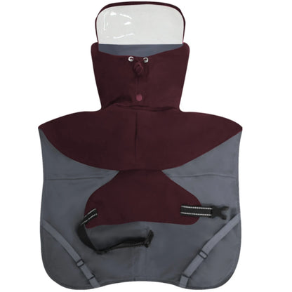 Chubasquero de Doble Capa con Capucha Desmontable para Perro