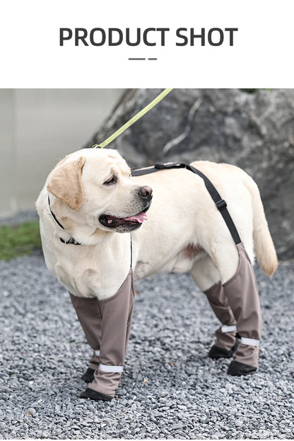 Botas Antideslizantes para Perro con Correas de Sujeción