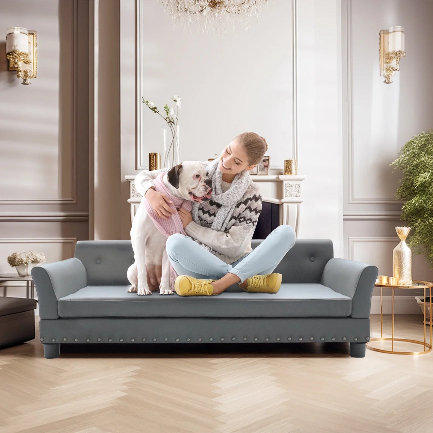Sofá Premium Elevado para Mascotas