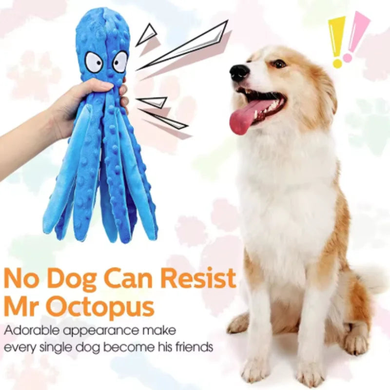 Juguete de Peluche para Perros con Chirrido, Juguete para Masticar y Buscar