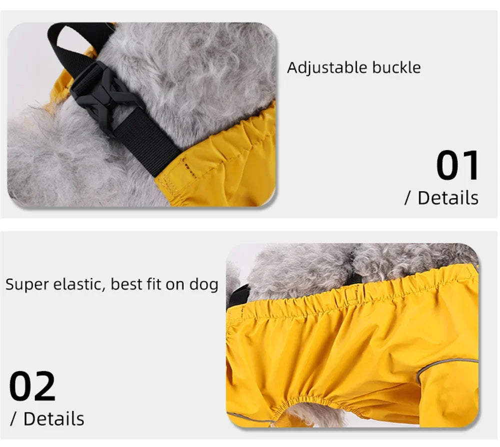 Mono Protector para Perros Pequeños con Botines Integrados