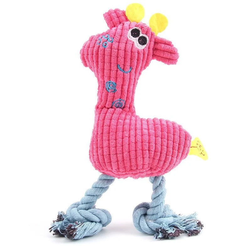 Juguete de Peluche para Perros con Chirrido, Juguete para Masticar y Buscar