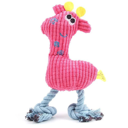Juguete de Peluche para Perros con Chirrido, Juguete para Masticar y Buscar