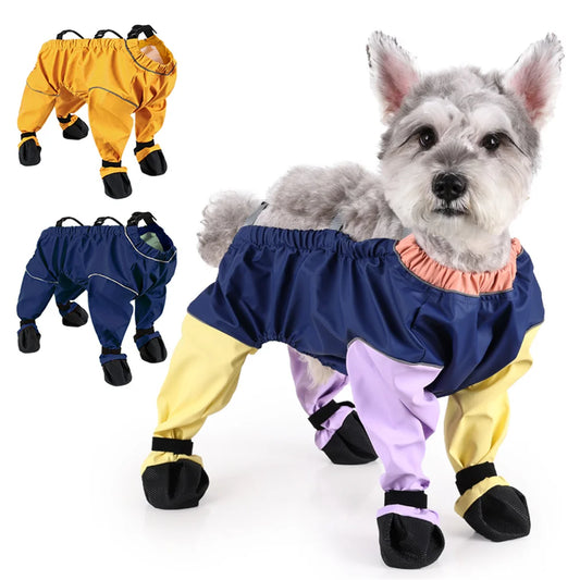 Mono Protector para Perros Pequeños con Botines Integrados