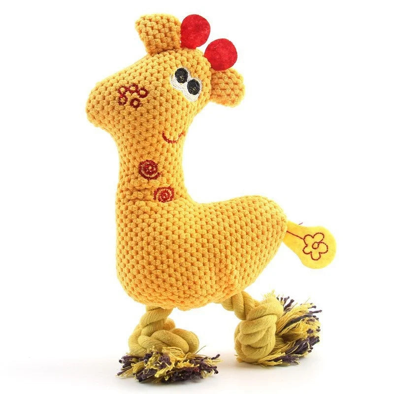 Juguete de Peluche para Perros con Chirrido, Juguete para Masticar y Buscar