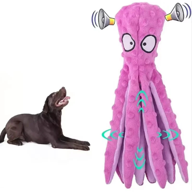 Juguete de Peluche para Perros con Chirrido, Juguete para Masticar y Buscar