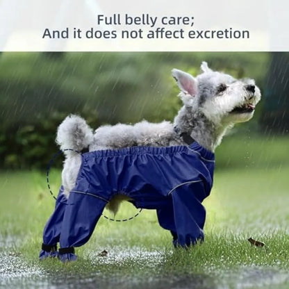 Chubasquero Mono Protector para Perro con Botines Integrados