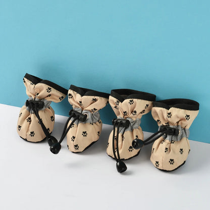 Botas Ajustables para Perro con Suela Antideslizante – Juego de 4