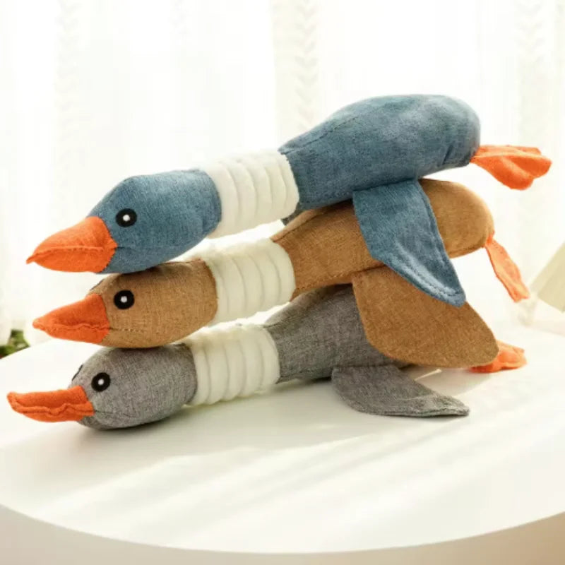 Juguete de Peluche para Perros con Chirrido, Juguete para Masticar y Buscar