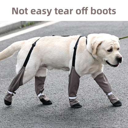 Botas Antideslizantes para Perro con Correas de Sujeción