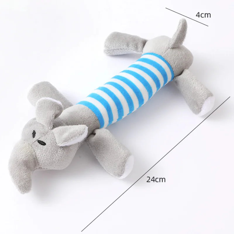 Juguete de Peluche para Perros con Chirrido, Juguete para Masticar y Buscar