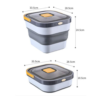 Contenedor Plegable Hermético para Alimento de Perros y Gatos