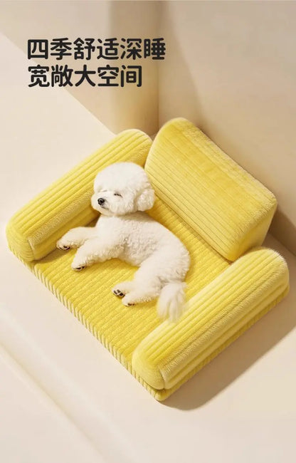 Sofá Cama Universal para Perros Pequeños – Extraíble y Lavable, Todas las Estaciones