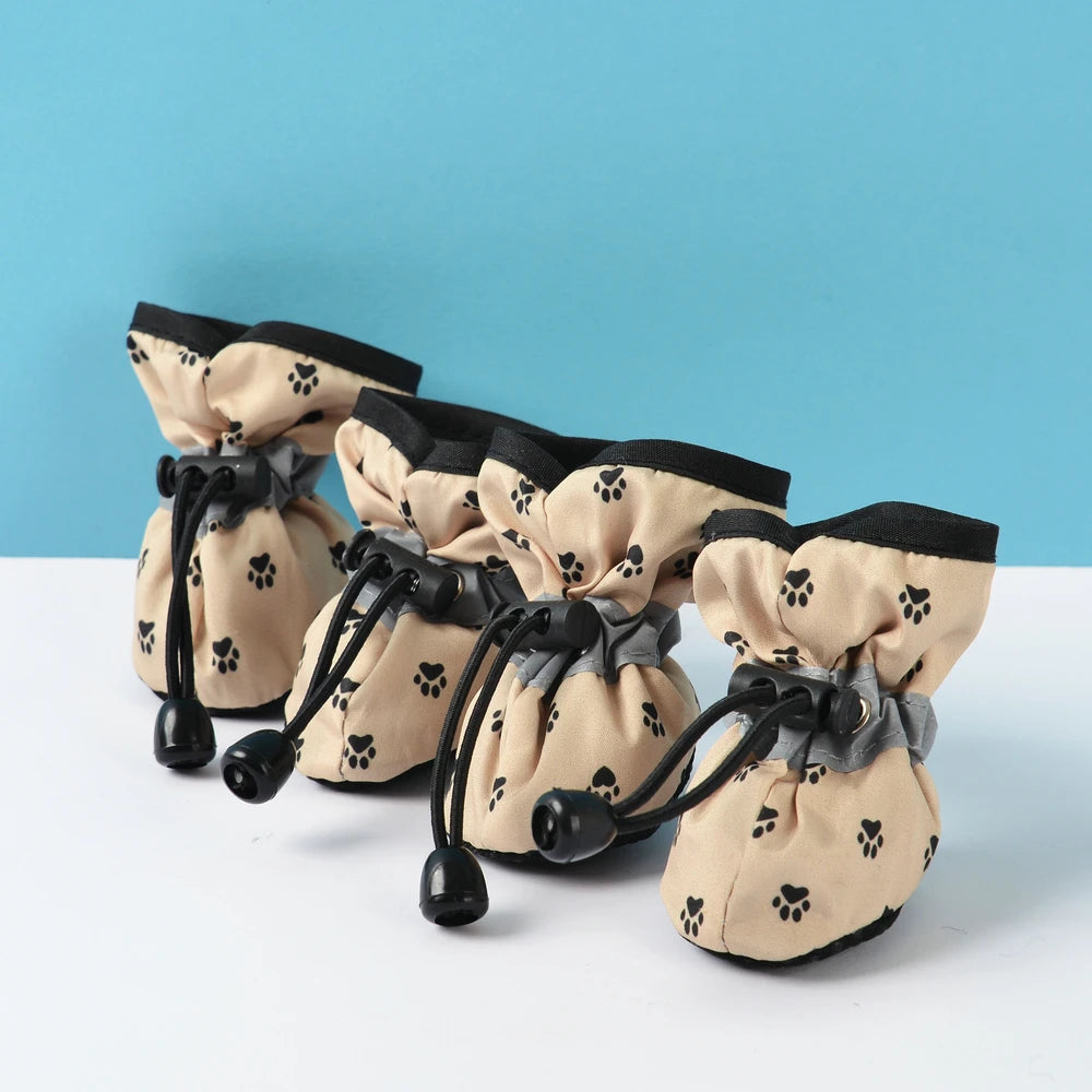 Botas Ajustables para Perro con Suela Antideslizante – Juego de 4