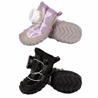 Botas para Perro con Ajuste de Perilla y Forro Suave – 4 Piezas