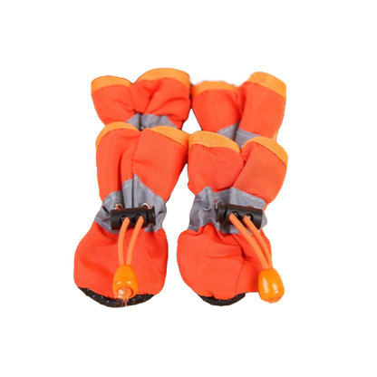 Botas Impermeables para Perros, Juego de 4 Zapatos Antideslizantes para Lluvia