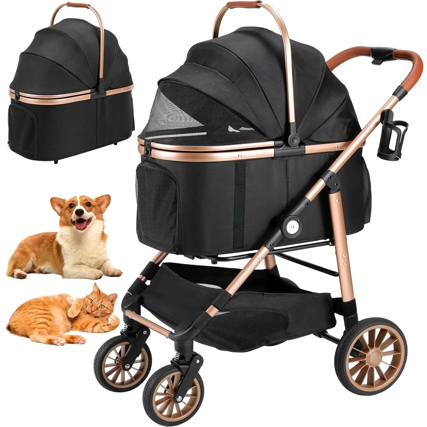 Carriola de Lujo para Mascotas