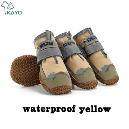 Botas Reflectantes Antideslizantes para Perro – 4 Piezas