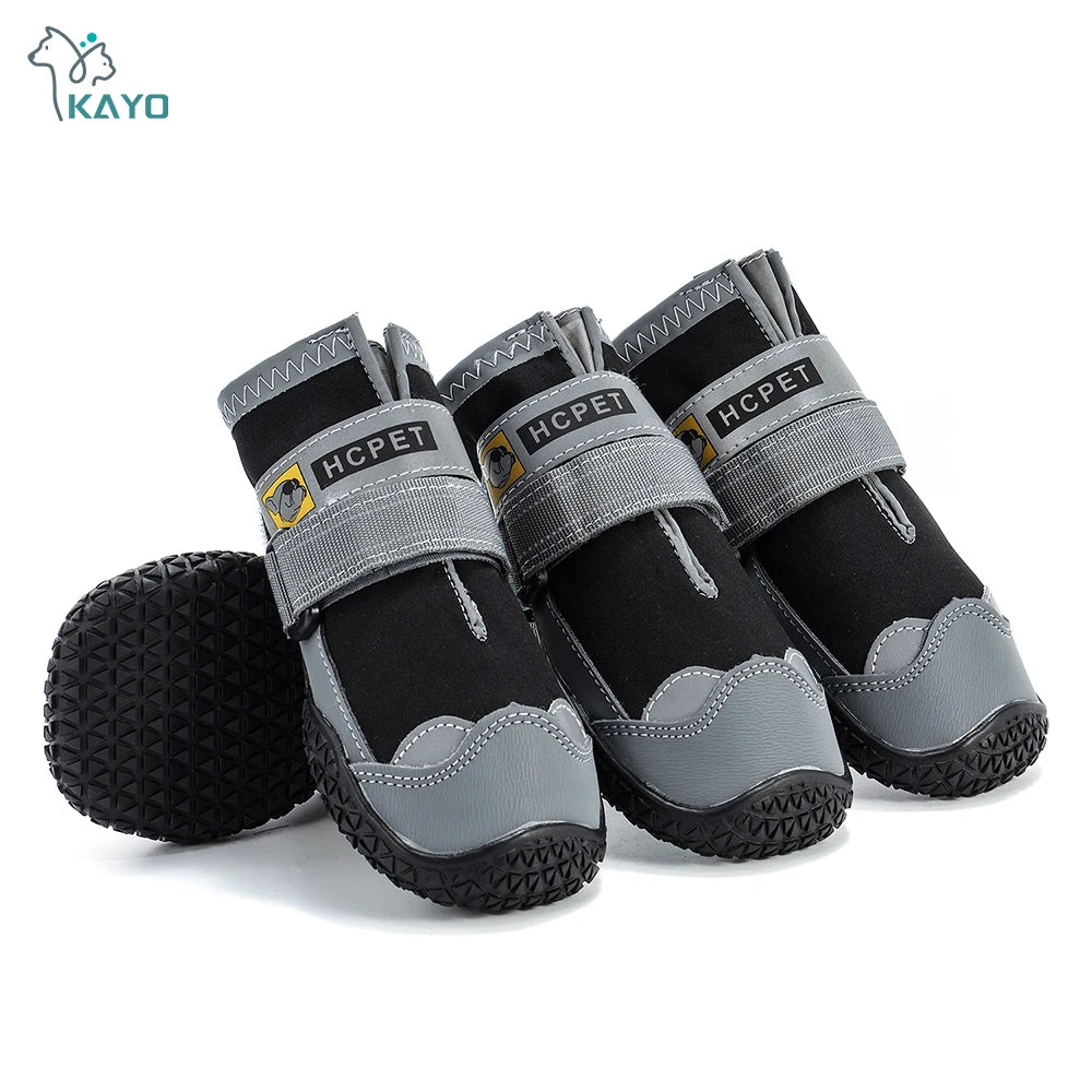 Botas Reflectantes Antideslizantes para Perro – 4 Piezas