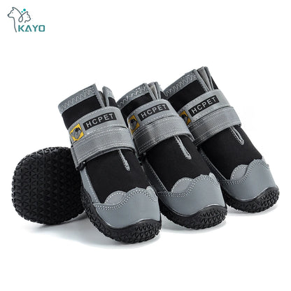 Botas Reflectantes Antideslizantes para Perro – 4 Piezas