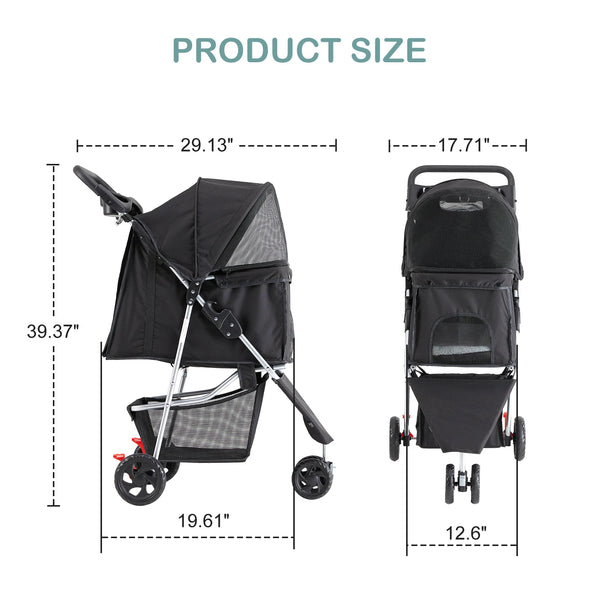 Carrito Plegable para Mascotas