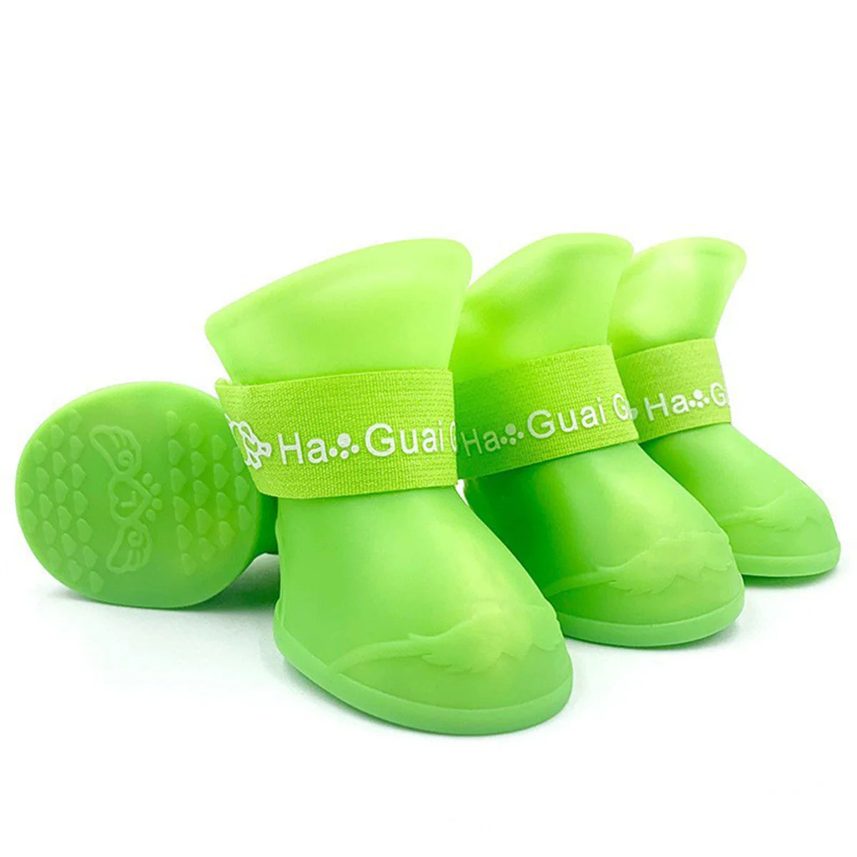 Botas de Goma Antideslizantes para Perros – 4 Piezas