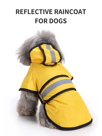Chubasquero Ajustable Reflectante para Perro