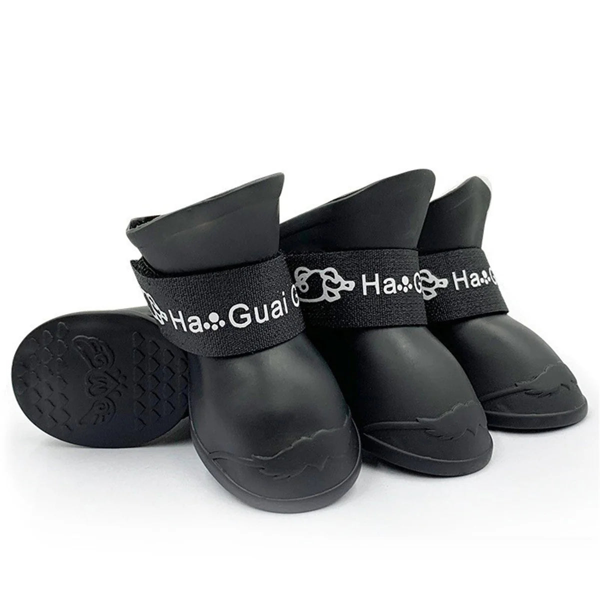 Botas de Goma Antideslizantes para Perros – 4 Piezas