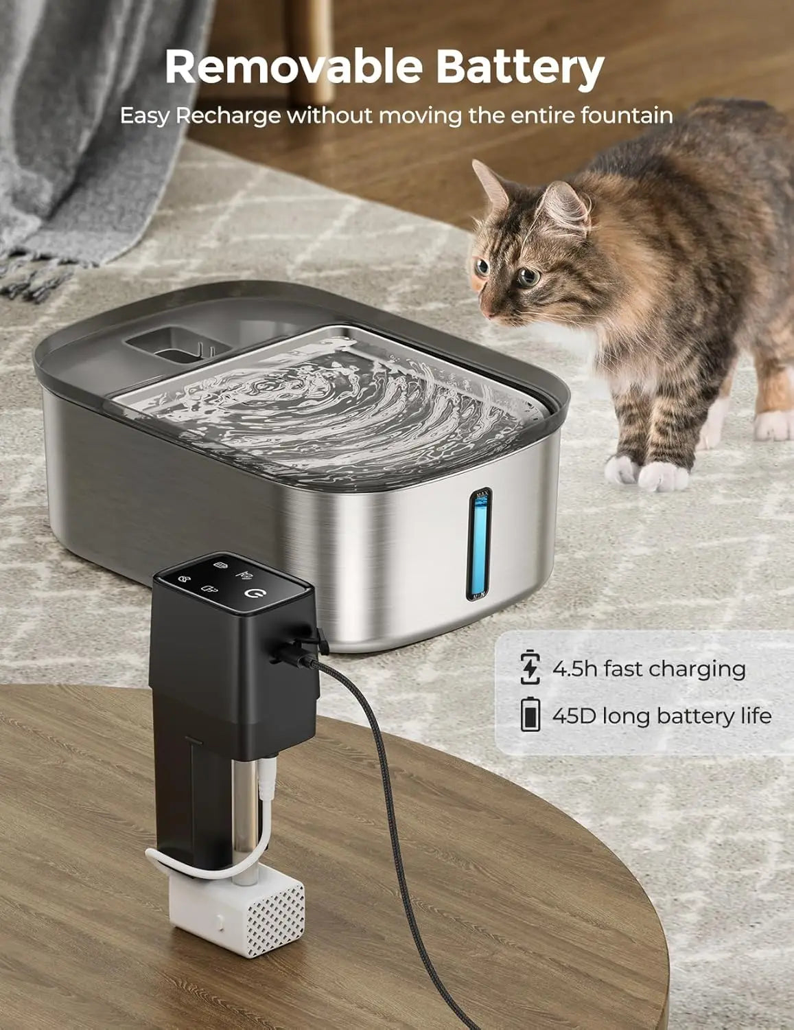 Fuente de Agua Inteligente para Mascotas