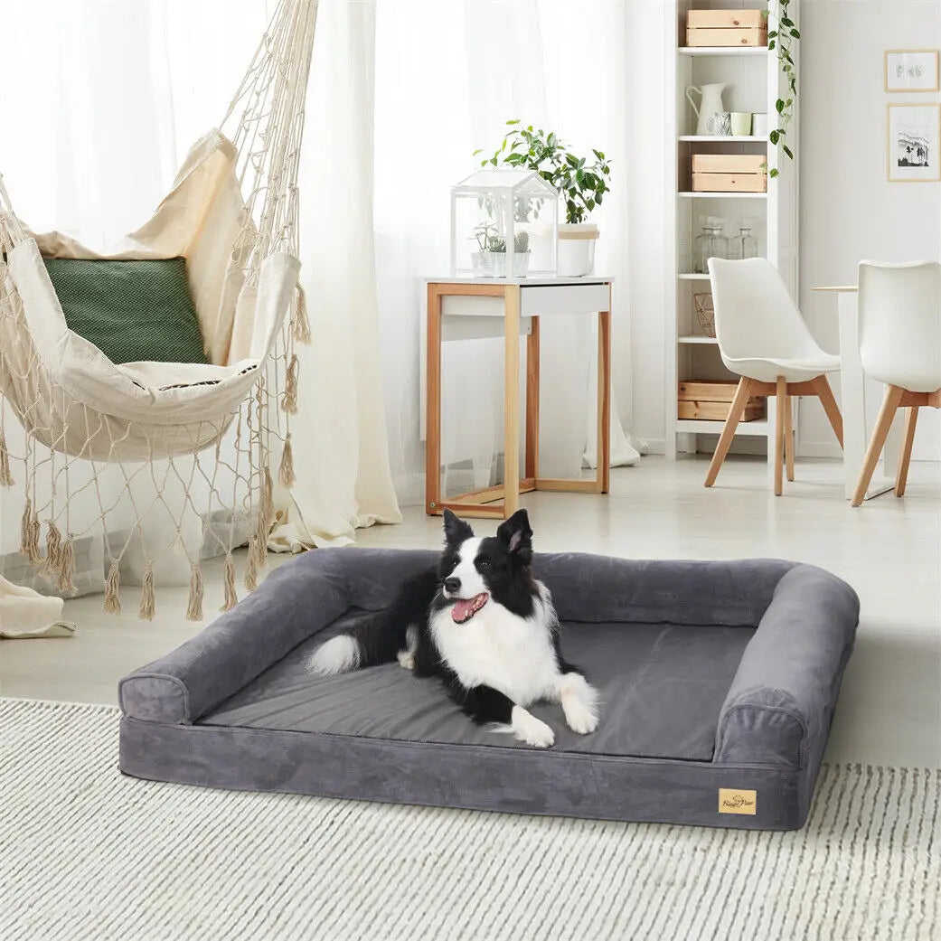 Cama Ortopédica Premium para Perros Grandes y Extra Grandes