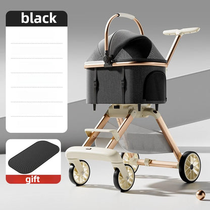 Cochecito Plegable para Perros y Gatos