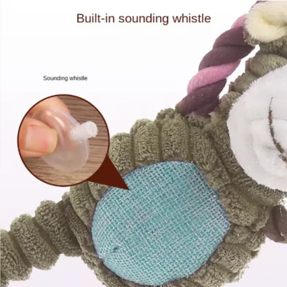 Juguete de Peluche para Perros con Chirrido, Juguete para Masticar y Buscar