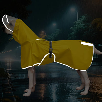 Chubasquero Reflectante con Capucha para Perros Medianos y Grandes