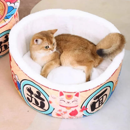 Cama Nido para Gatos y Perros – Suave, Cálida y Acogedora