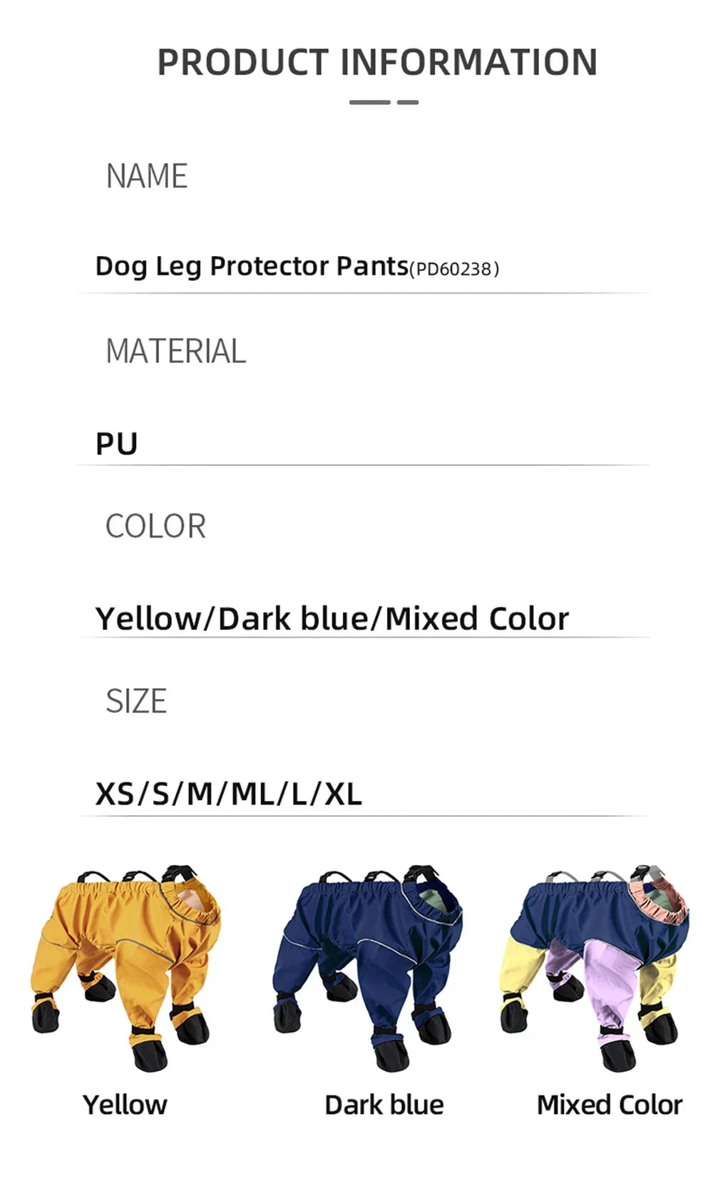 Mono Protector para Perros Pequeños con Botines Integrados