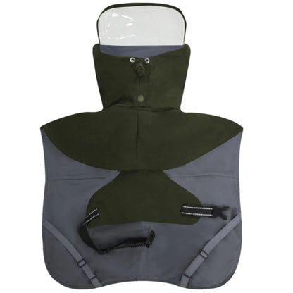 Chubasquero de Doble Capa con Capucha Desmontable para Perro