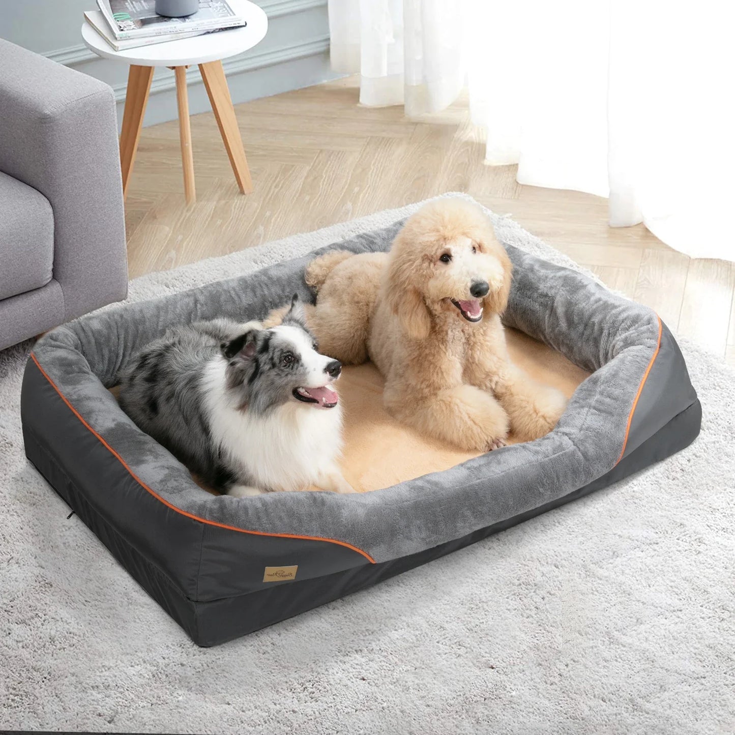 Cama para perros grandes, suave y cómoda, hipoalergénica y cálida
