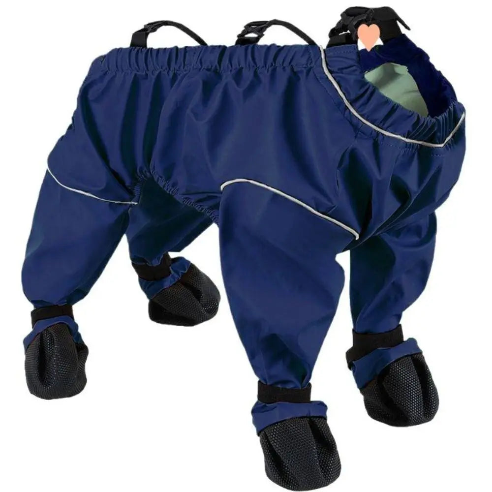 Chubasquero Mono Protector para Perro con Botines Integrados
