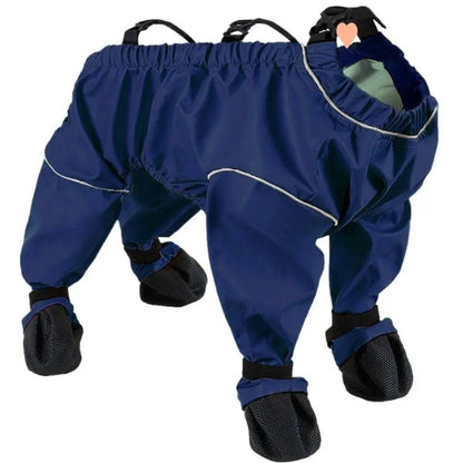 Chubasquero Mono Protector para Perro con Botines Integrados