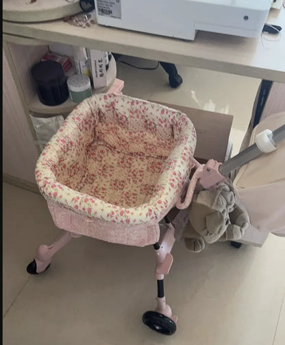 Cochecito Plegable para Perros y Gatos Pequeños