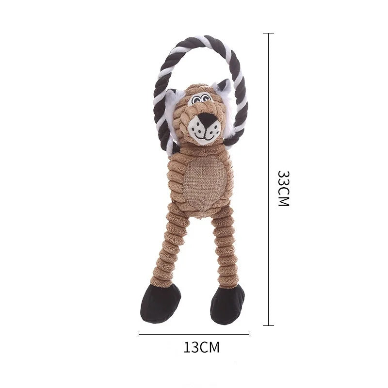 Juguete de Peluche para Perros con Chirrido, Juguete para Masticar y Buscar