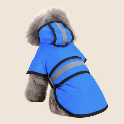 Chubasquero Reflectante con Capucha para Perro