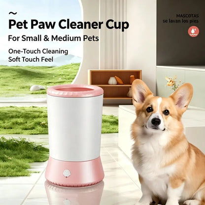 Dispositivo automático, silencioso e impermeable para una limpieza rápida de las patas