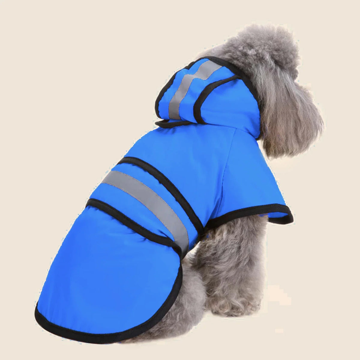 Chubasquero Reflectante con Capucha para Perro
