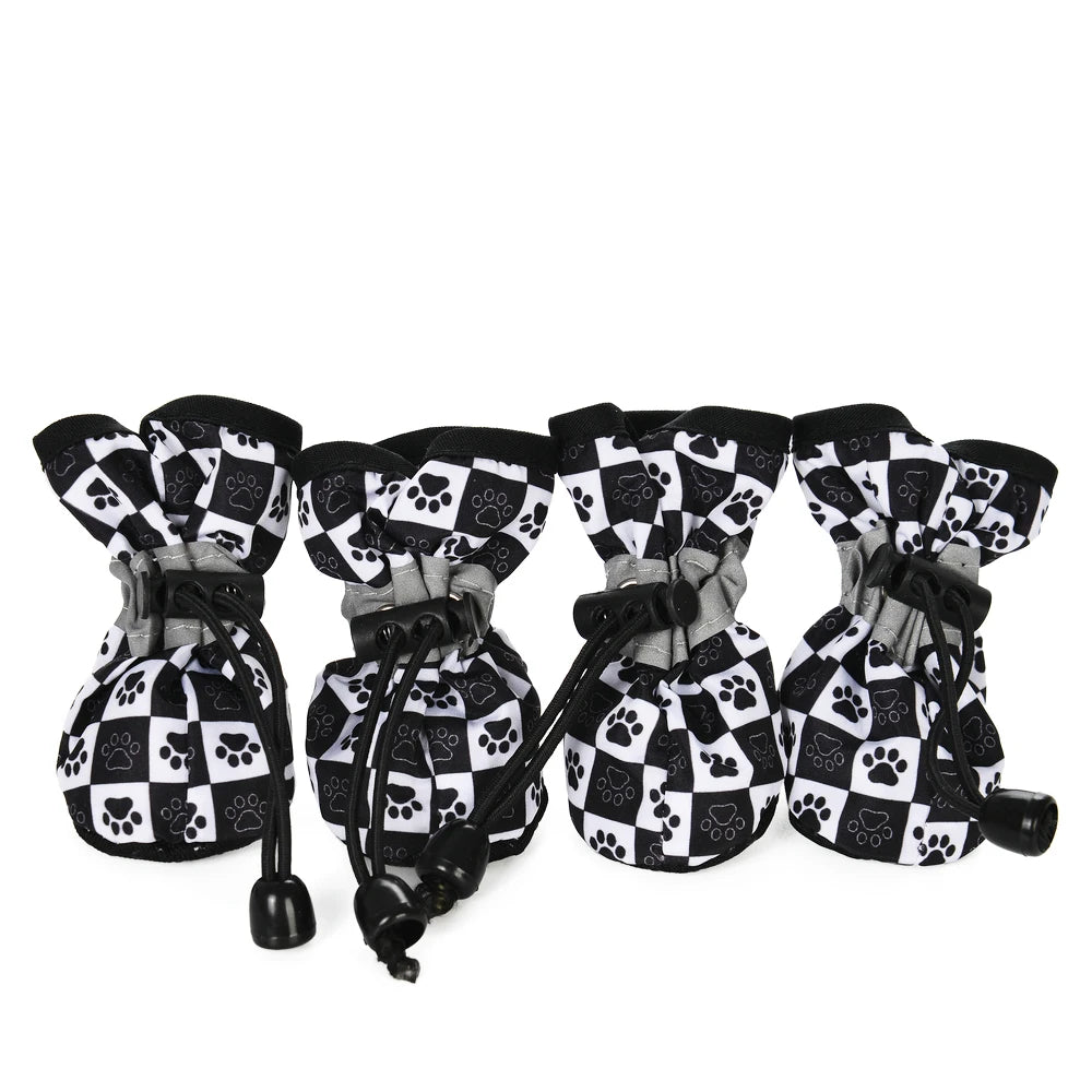 Botas Ajustables para Perro con Suela Antideslizante – Juego de 4