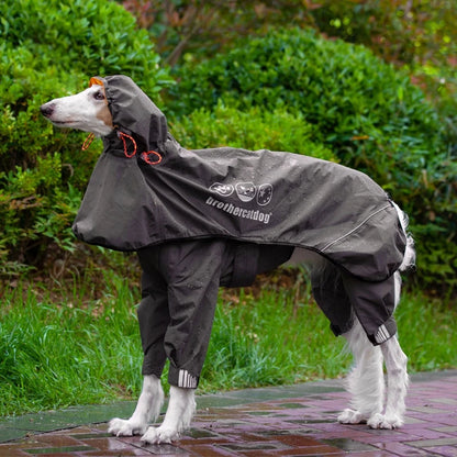 Chubasquero de Cuerpo Completo para Perros Medianos y Grandes