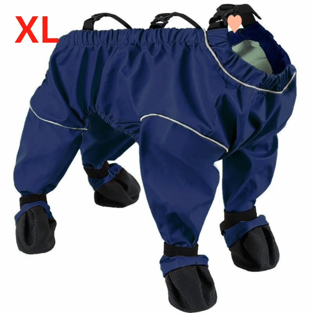 Chubasquero Mono Protector para Perro con Botines Integrados
