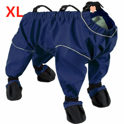 Chubasquero Mono Protector para Perro con Botines Integrados