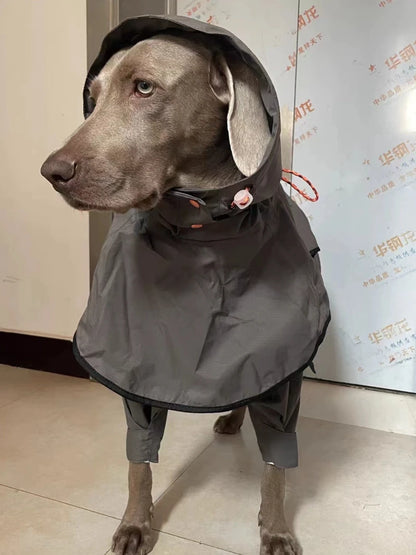 Chubasquero de Cuerpo Completo para Perros Medianos y Grandes